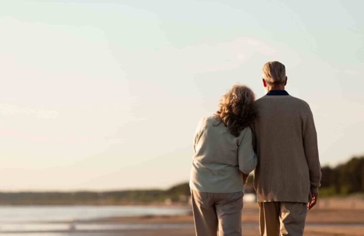 Looking at Sunset With Peace of Mind